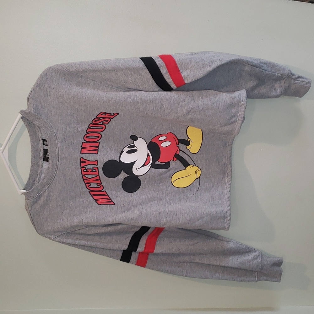 Disney Mickey Mouse Cropped Sweatshirt